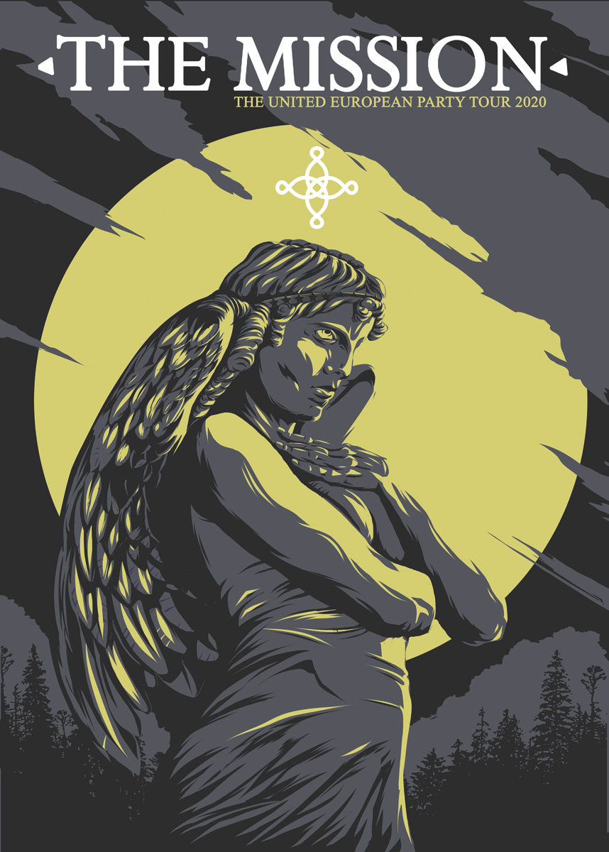  The Mission 2020 Tour gigposter 