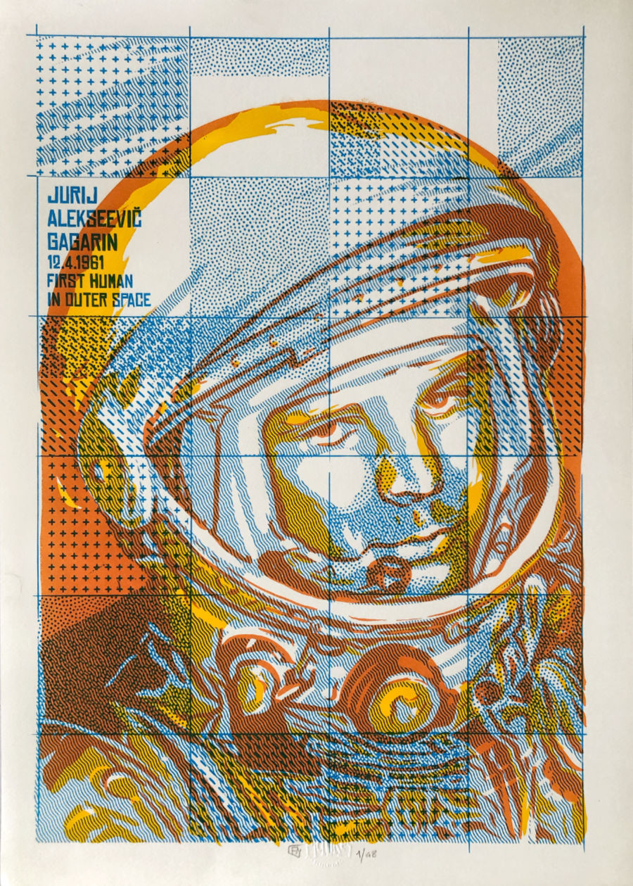 Yuri Gagarin Art Print